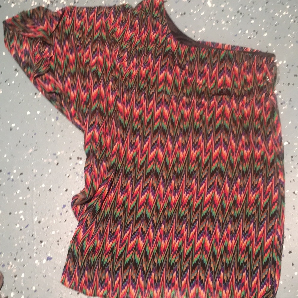 One shoulder tunic